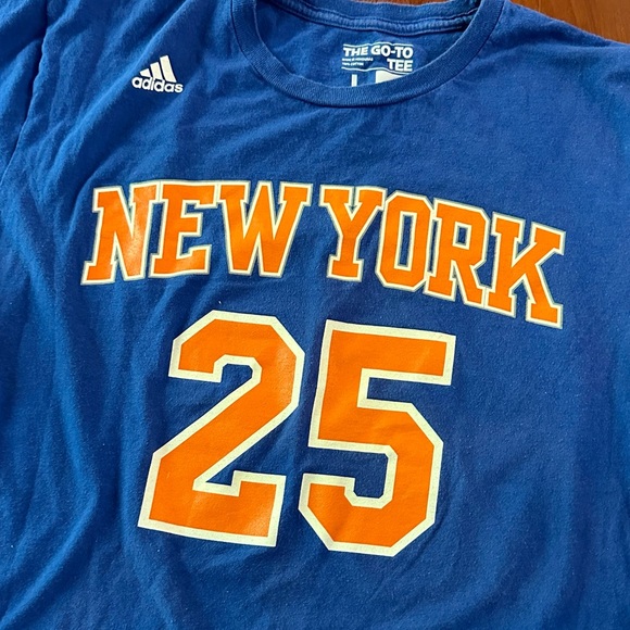 New York Knicks #25 T-shirt - Rose - blue short sleeved shirt - Picture 2 of 10